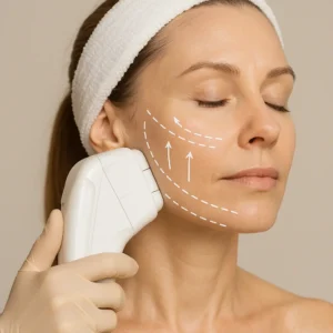 Woman having HI-FU to reduce wrinkles call LA LIPO Greater Manchester Now!