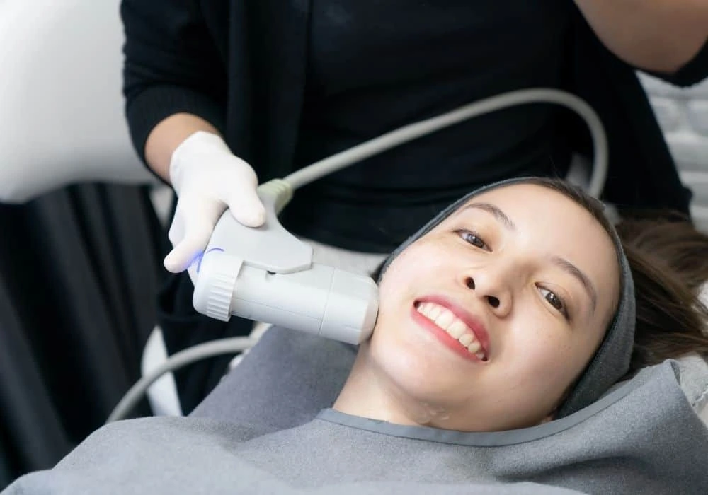 HIFU treatment Greater Manchester in progress