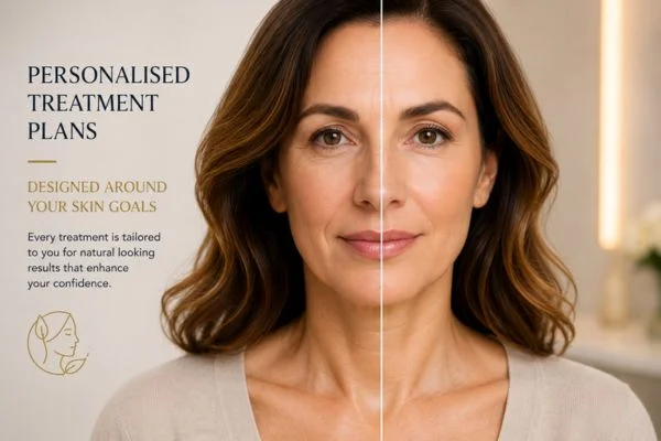 Before and after results of Collagen Lift Therapy Greater Manchester
